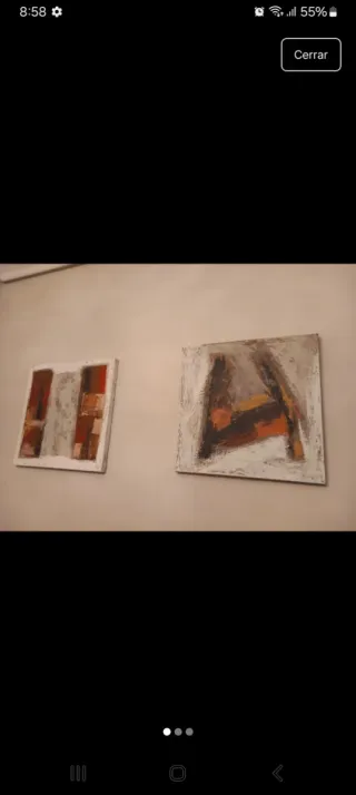 2 quadri astratti moderni