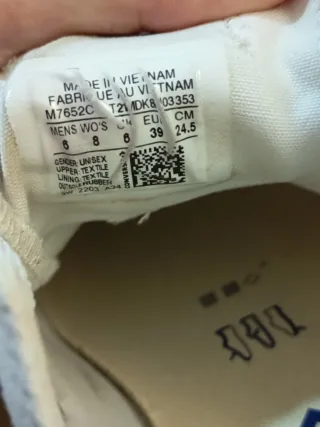 Converse Blancas planas