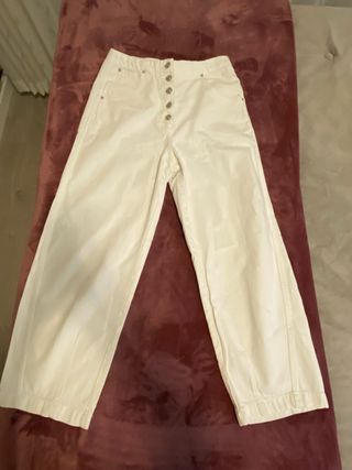 Pantalón blanco mujer