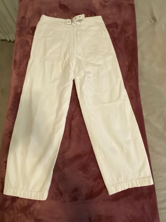 Pantalón blanco mujer