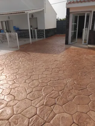 Hormigón impreso para exteriores