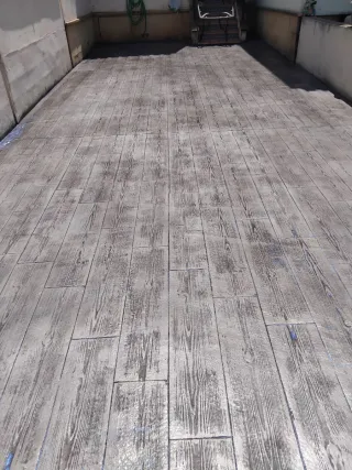 Hormigón impreso para exteriores