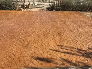 Hormigón impreso para exteriores