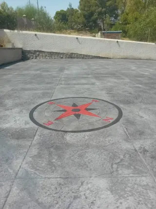 Hormigón impreso para exteriores