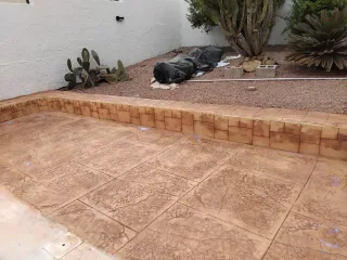 Hormigón impreso para exteriores