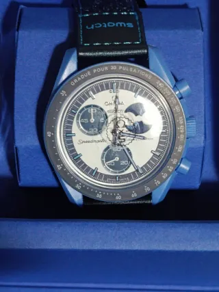 Omega x Swatch Mission to the Super Blue Moonphase