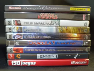 Lote 8 Juegos PC CD-ROM + 150 demos