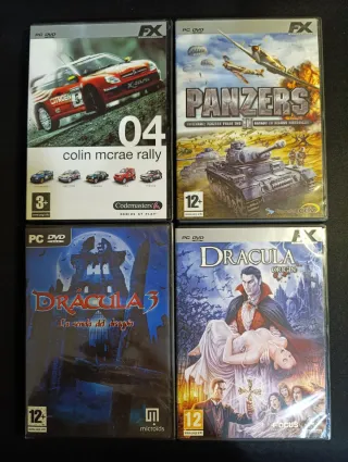 Lote 8 Juegos PC CD-ROM + 150 demos