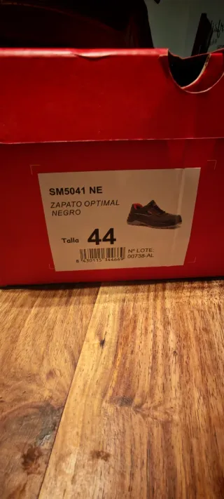 Zapato seguridad Paredes Piel Negro S3