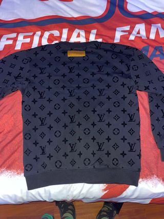 Sudadera Louis Vuitton Monogram Negra