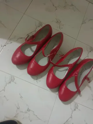 2 Pares Zapatos Niña Talla 34 y 35