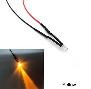 Lote 5 LEDs Efecto Llama 5mm belenismo, maquetas