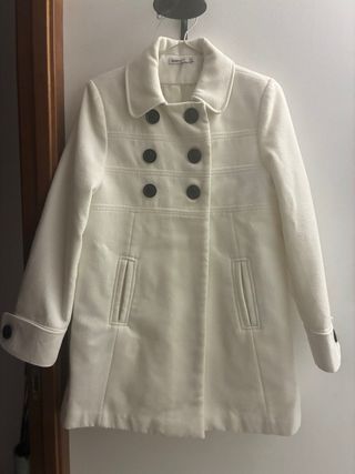 Abrigo corto blanco