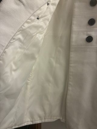 Abrigo corto blanco