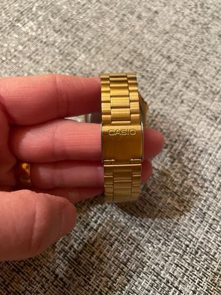 Reloj Casio Dorado Digital Electro Luminescence