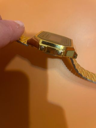 Reloj Casio Dorado Digital Electro Luminescence