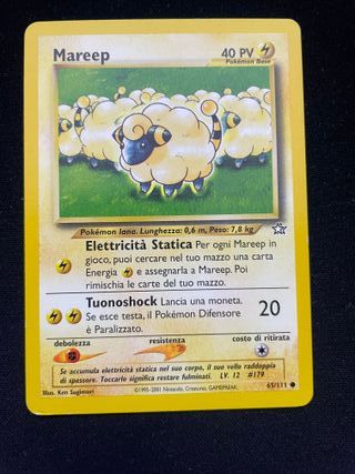 Mareep 65/111 Neo Genesis Pokemon TCG - Ita