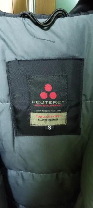 Chaquetón de plumas Peuterey Negro Talla S Mujer