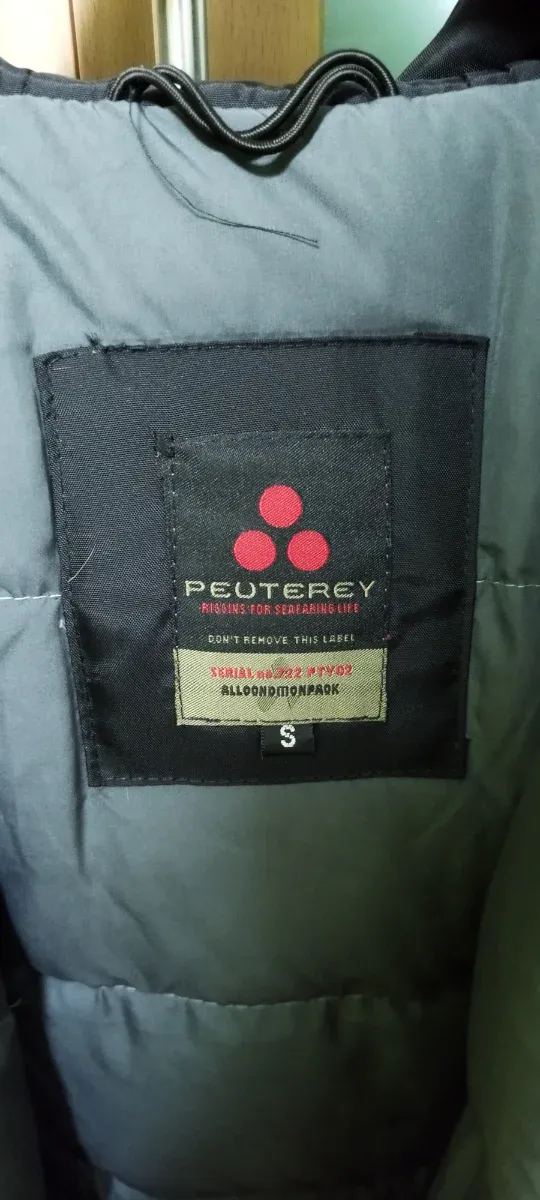 Chaquetón de plumas Peuterey Negro Talla S Mujer