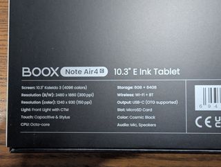 BOOX Note Air4 C Gris