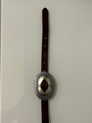 Cintura Pinko Pelle Vera Fibbia Western