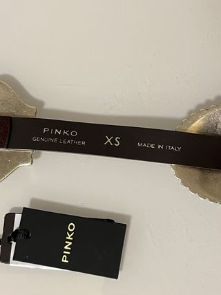 Cintura Pinko Pelle Vera Fibbia Western