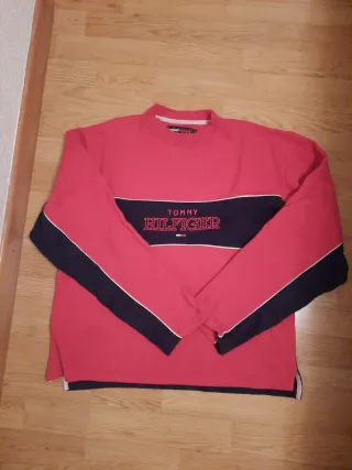 Sudadera Tommy Hilfiger Roja y Azul