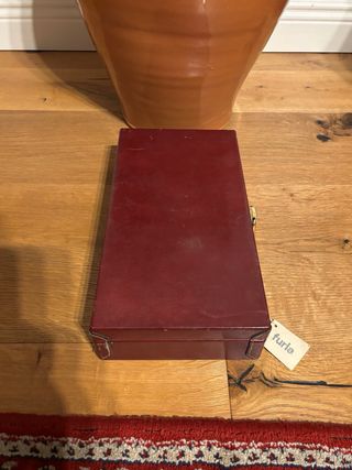 Valigetta beauty case Furla pelle anni 70