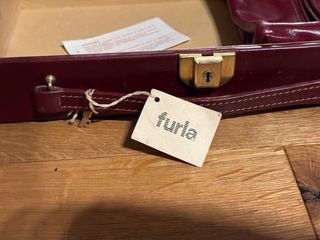 Valigetta beauty case Furla pelle anni 70