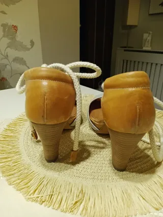 Sandalias Anairo Kupuri Beige/Marrón