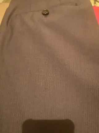 Traje Hugo Boss Negro azul marino oscuro rayas