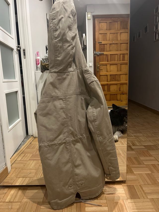 Abrigo beige Bershka Talla XS