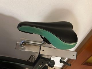 Bicicleta Estática Spinning Negra/Verde.