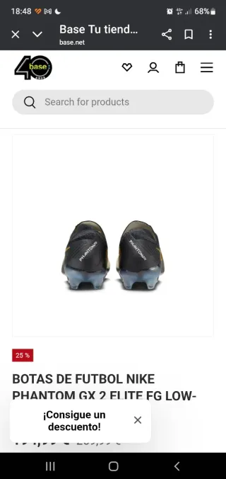 Botas Fútbol Nike Phantom GX 2 Elite FG