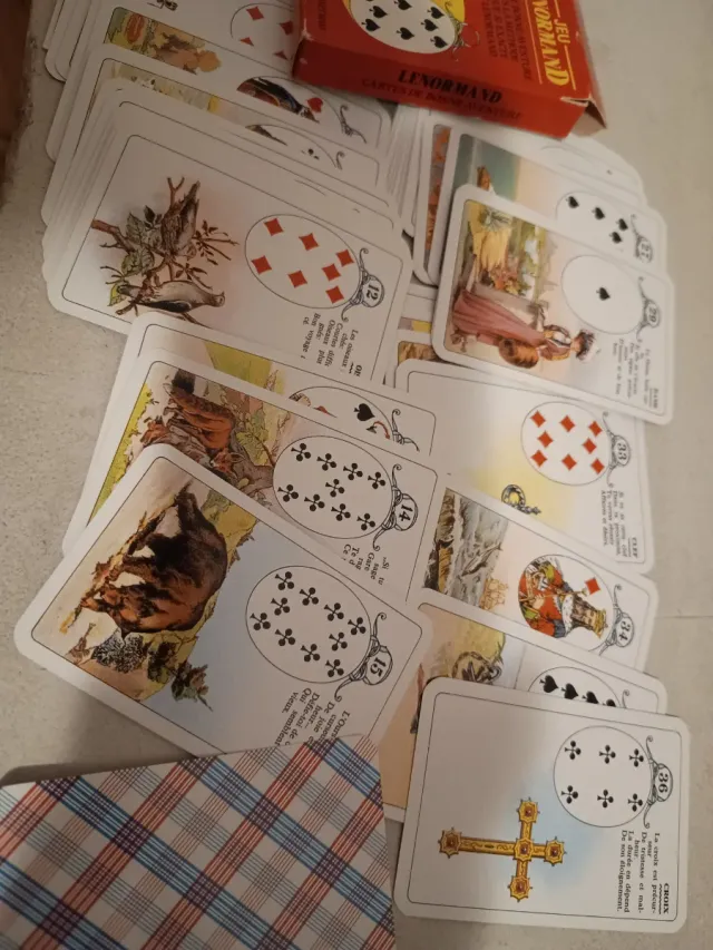 Cartas Lenormand Jogo de Adivinhação