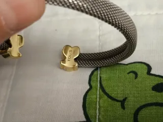 Pulsera Tous Oso Dorada y Plateada