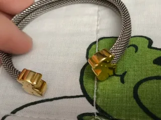 Pulsera Tous Oso Dorada y Plateada