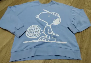 Sudadera Snoopy Tenista Azul