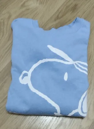 Sudadera Snoopy Tenista Azul