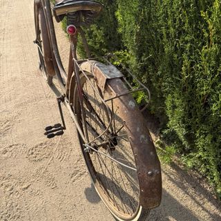 Bicicleta antigua mujer varillas