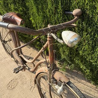 Bicicleta antigua mujer varillas