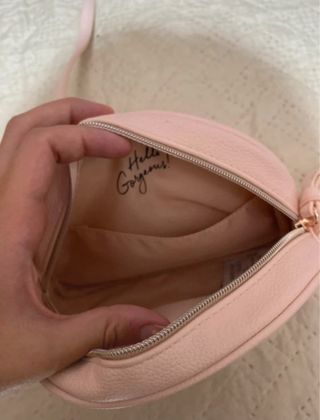 Bolso rosa bandolera