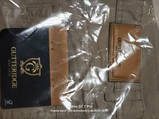 Pantalón de sarga de algodón