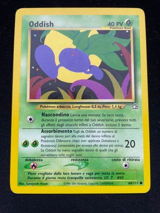 Oddish 68/111 Neo Genesis - Carta Pokémon Italiana