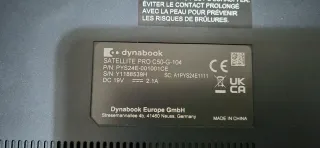 Portatile Toshiba Dynabook Satellite Pro C50-G-104 Nero