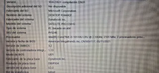 Portatile Toshiba Dynabook Satellite Pro C50-G-104 Nero