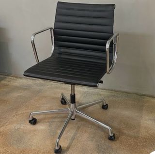 Sedia da scrivania stile Vitra alluminio