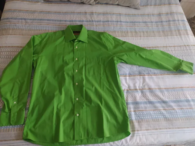 Camisa de vestir verde T.42