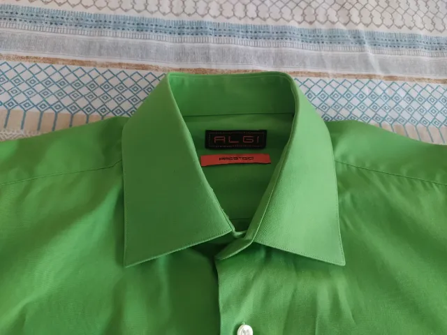 Camisa de vestir verde T.42