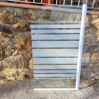 Mampara de bañera de cristal